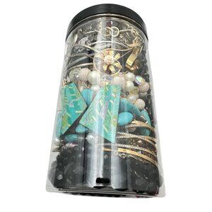 Mystery Jewelry Jar #1062 Wearable Quality Pieces 2lbs Necklace Bracelet Earring